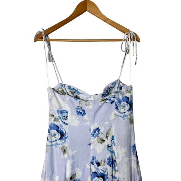 Willow Raissa Fit & Flare Floral Bustier Midi Dress Size Large - Picture 9 of 12